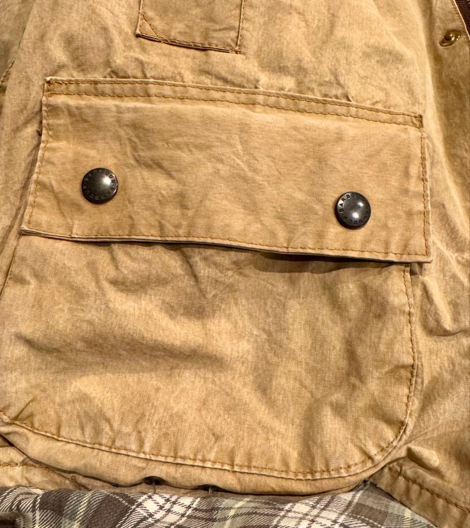 【入手困難】Barbour Moorland オイルジャケット L ブラウン