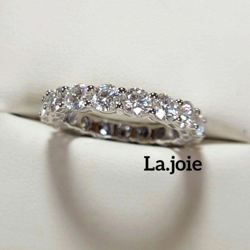 最高品質 モアサナイト フルエタニティ 【13号】4mm リング