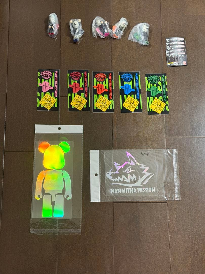 MAN WITH A MISSION ガシャポン コンプリート ステッカー