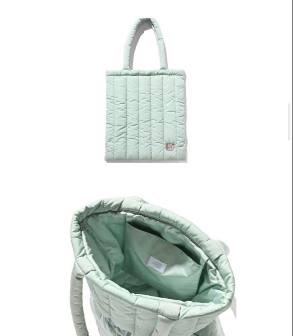 ジン　ジェラートピケ　 トートバック(MINT)