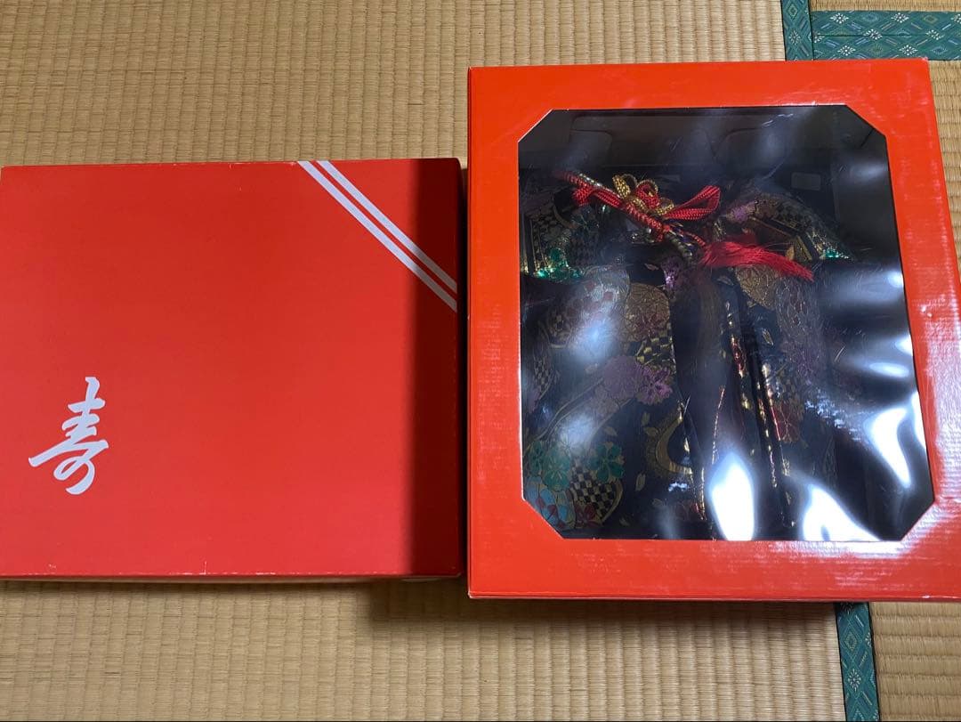 七五三　7歳　作り帯　結び帯　帯　ハコセコセット　黒系　草履　和装バック　超美品