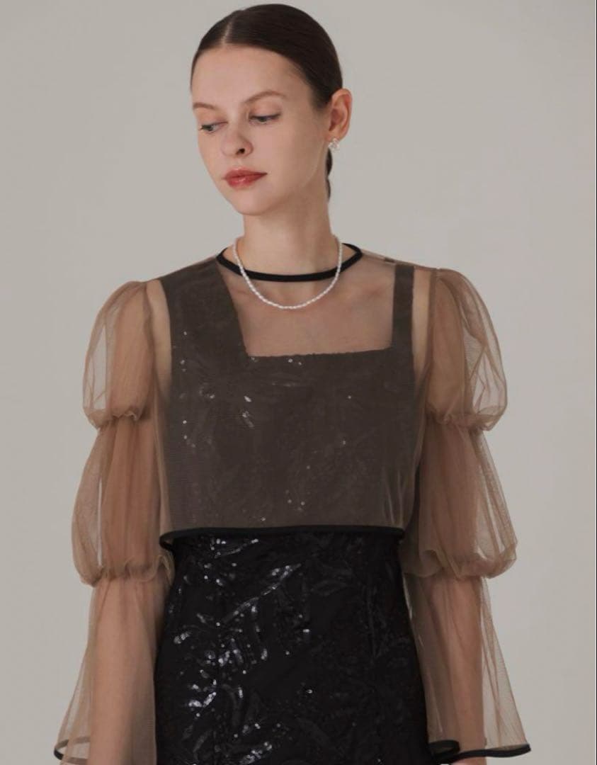 フレアスリーブボレロ花柄マーメイドドレス結婚式パーティー二次会成人式デート