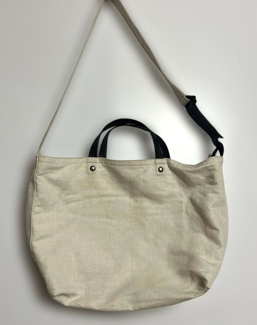北欧 暮らしの道具店　yes イエス　リネンショルダーバッグ