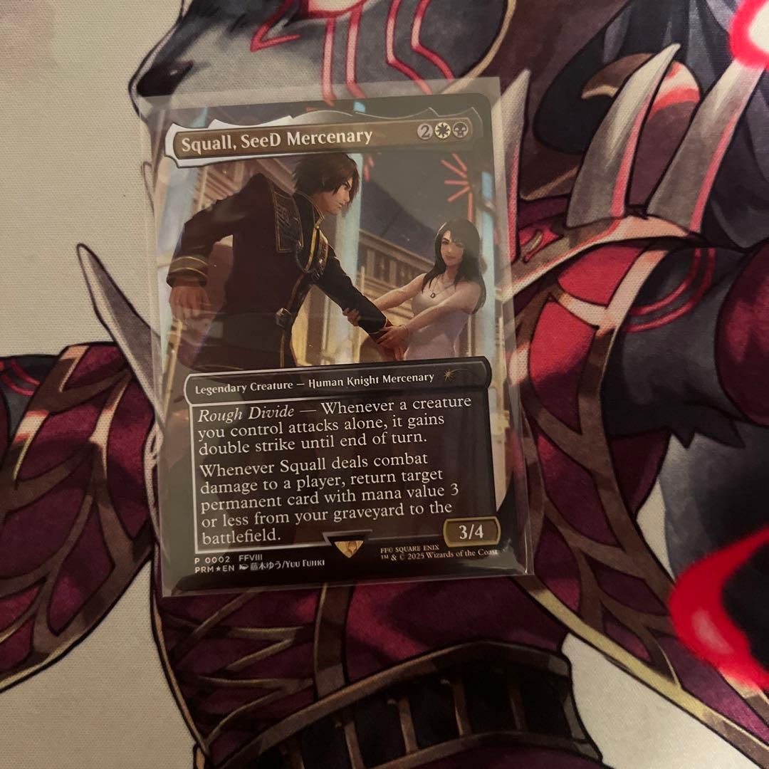 FF プロモ SeeDの傭兵、スコール ボーダーレス foil ショーダウン