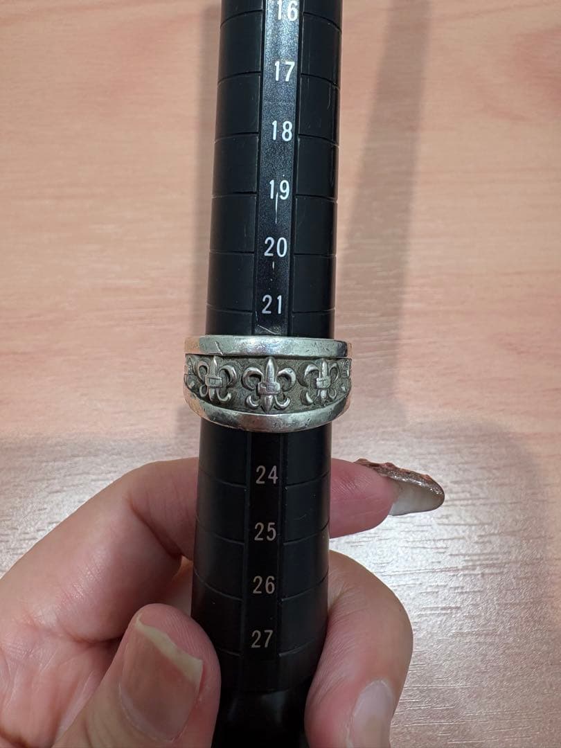 クロムハーツ　BSフレアナロー Vバンドリング22号　シルバー