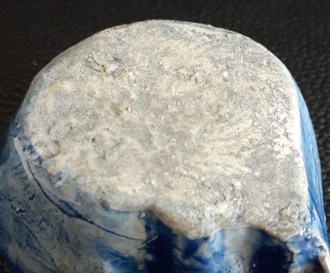 李氏朝鮮時代　李朝　瑠璃釉　陽刻浮彫　魚形　水滴　文房具　書道具　硯　硯石　毛筆