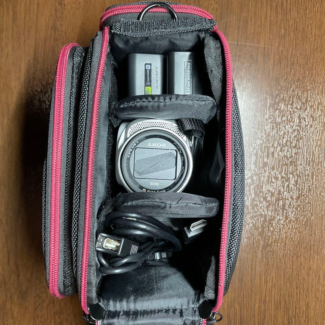 SONY HDR-CX670 ビデオカメラ本体　カメラバッグ　予備バッテリー