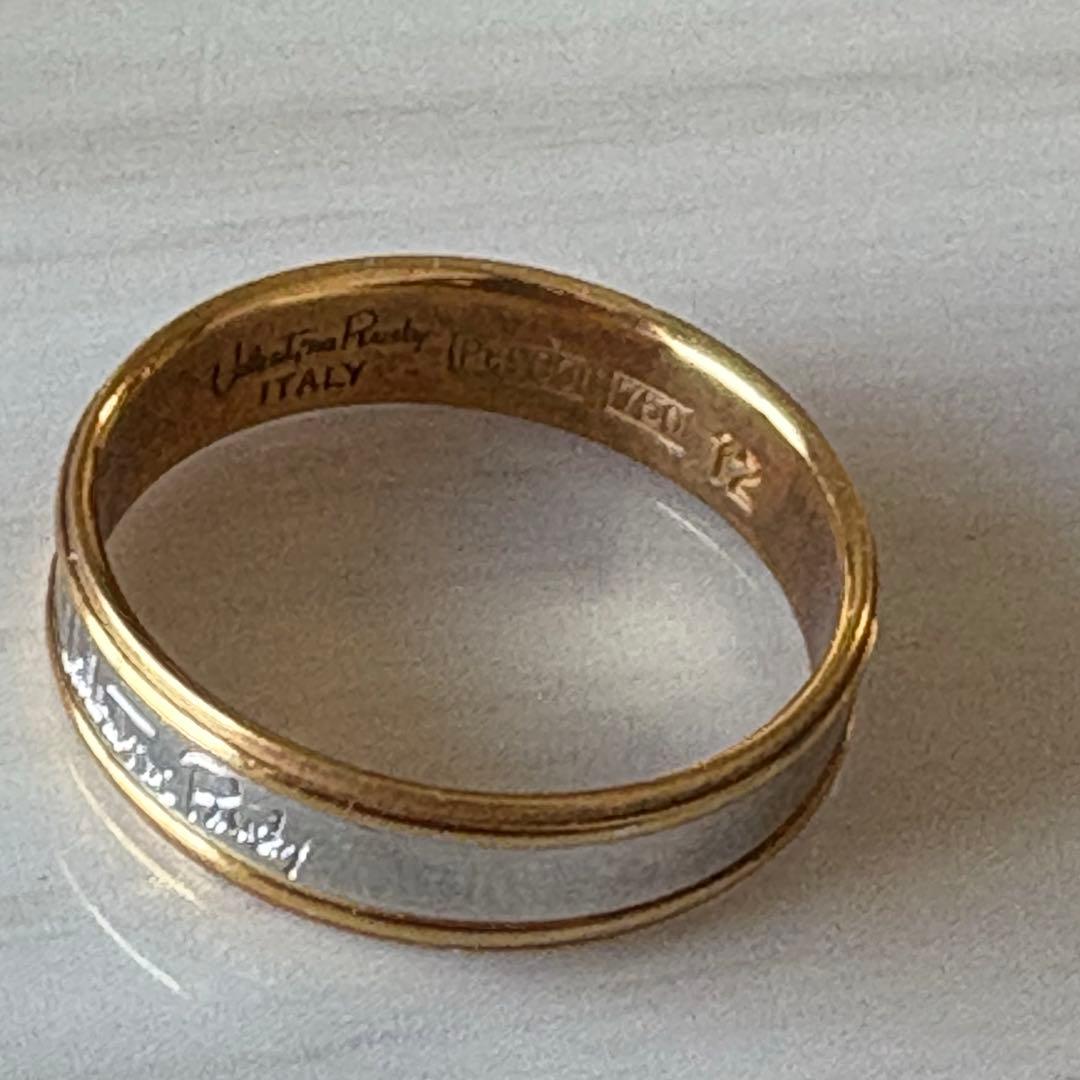 Valentino Rudy k18 プラチナリング 12号