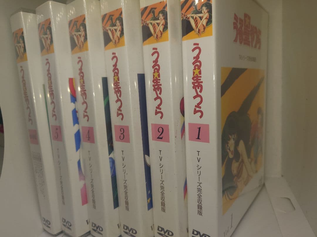 うる星やつら DVD 1-5巻セット　中古