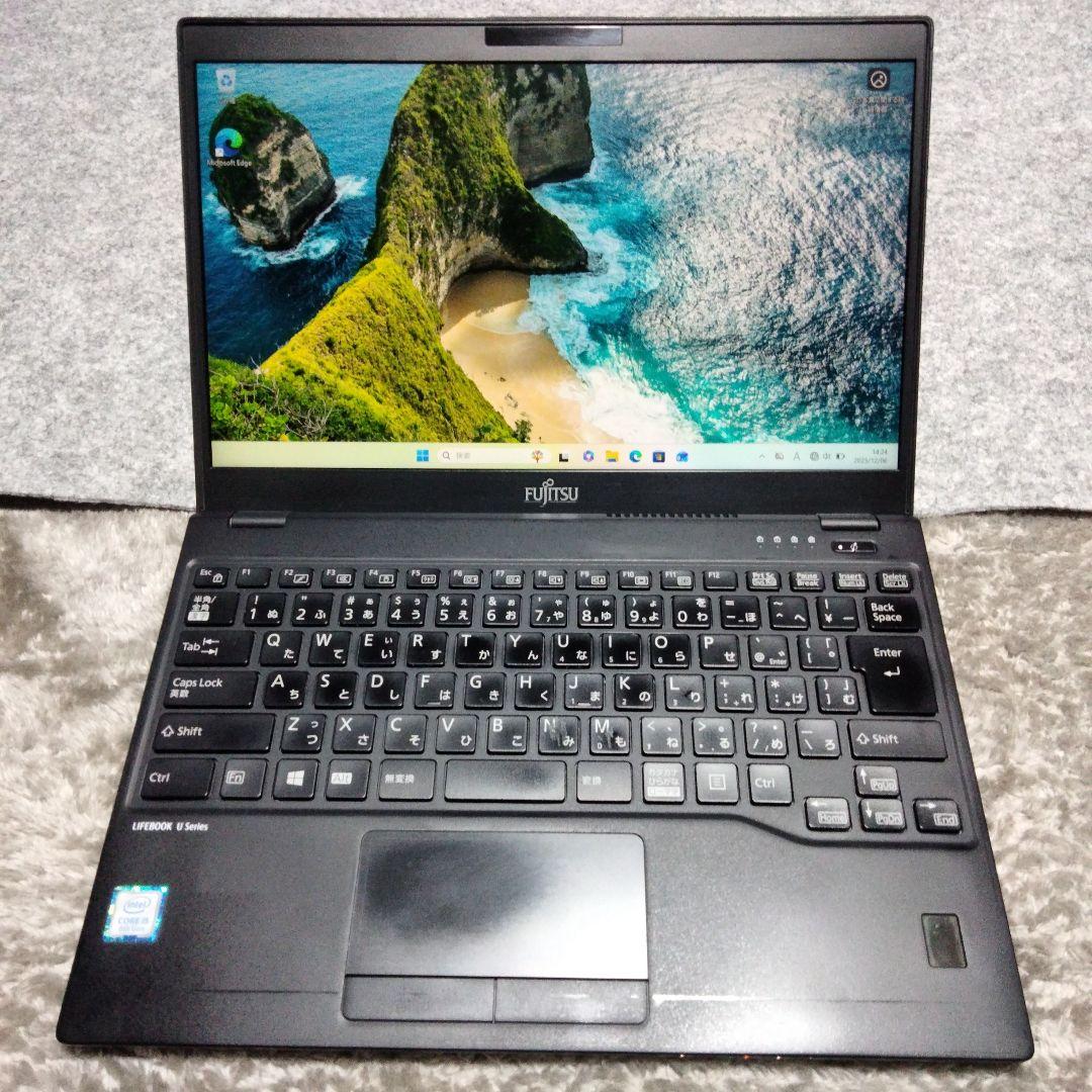 富士通U939/B (8世代i5/8GB/256GB カメラ・マイク非搭載)