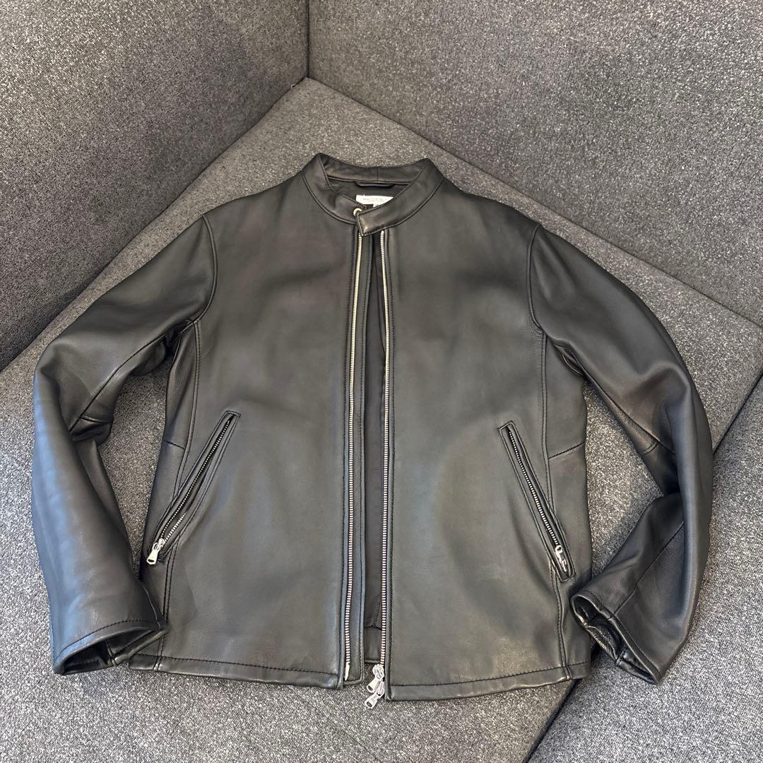 本革☆ユナイテッドアローズ☆ビューティー＆ユース☆ライダースジャケット☆Lサイズ