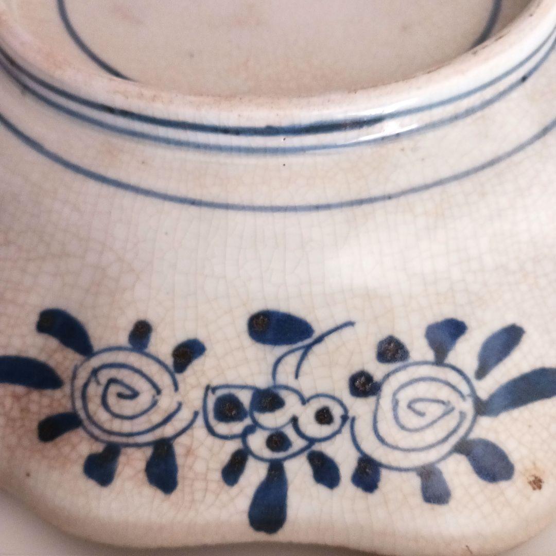 古伊万里　染付け皿　28センチ