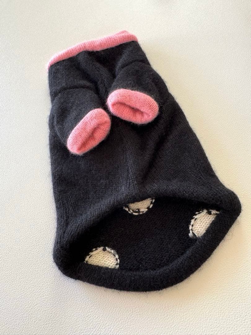 【ほぼ未使用】フィフィ&ロメオ カシミヤ100% ニット＋ボレロセット 黒 XS