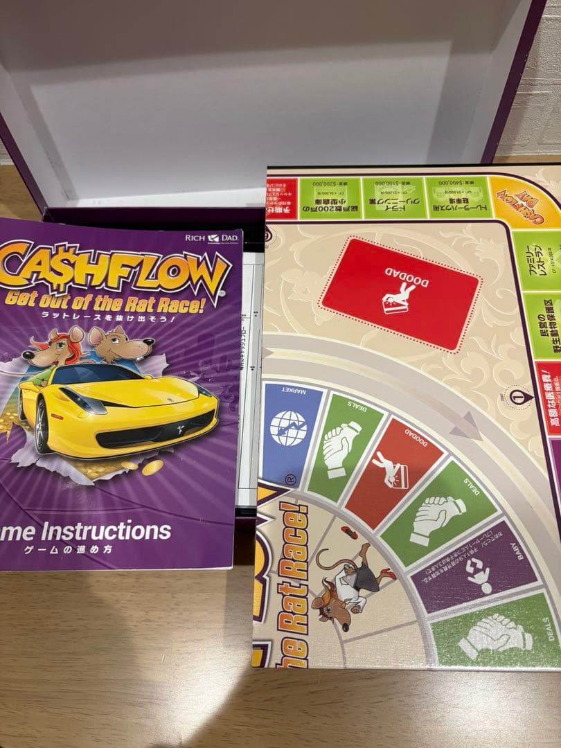 ボードゲーム　キャッシュフロー　日本語版　ロバートキヨサキ
