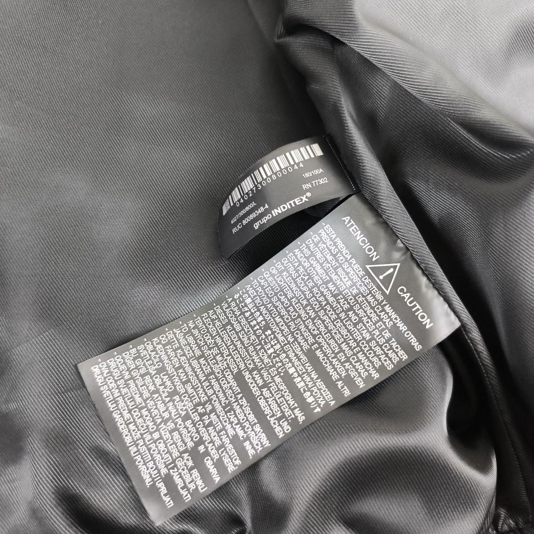 ✨極美品✨ ザラ レザージャケット フェイクレザー シングル 黒 オーバーサイズ