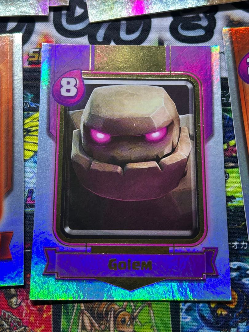 クラッシュロワイヤル 公式トレーディングカード　ゴーレム