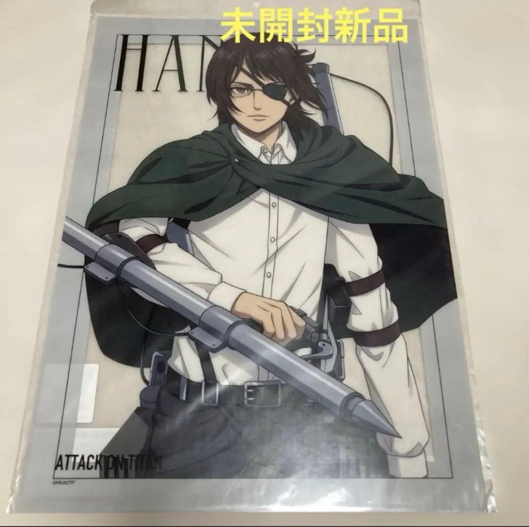 進撃の巨人 ハンジ リヴァイ ベースヤードトーキョー他 クリアポスター 5点