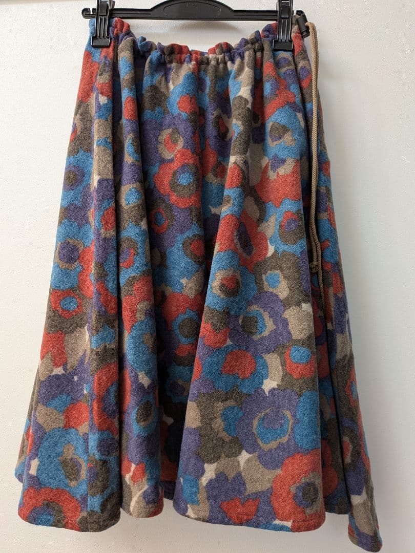 Y‘s yohjiyamamoto 　花柄　フレアーギャザースカート