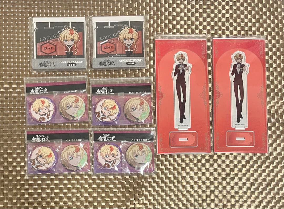 奪還のロゼ　アクスタ　缶バッジ
