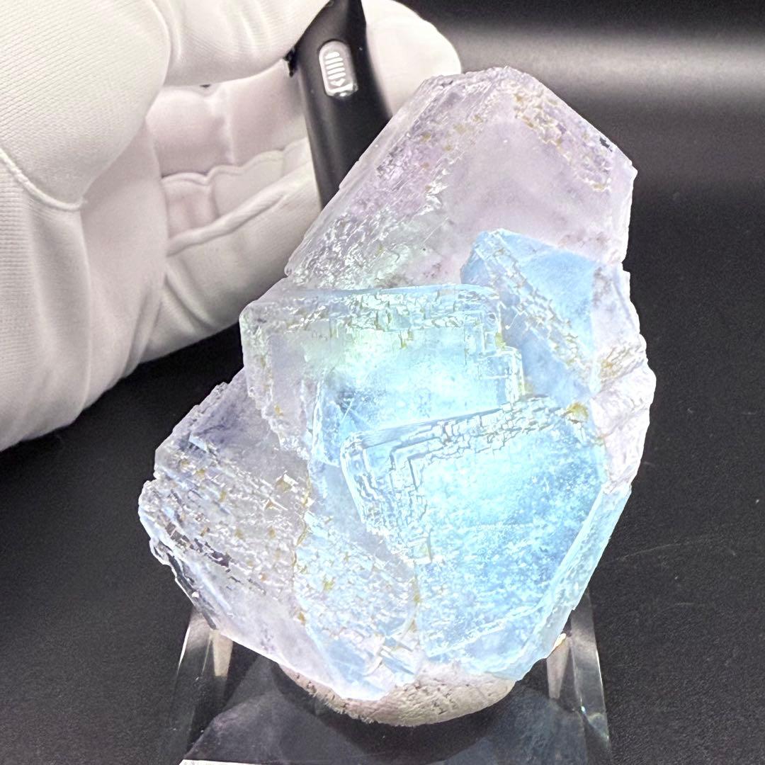 フローライト スペイン La Viesca Mine産 蛍石 原石 20