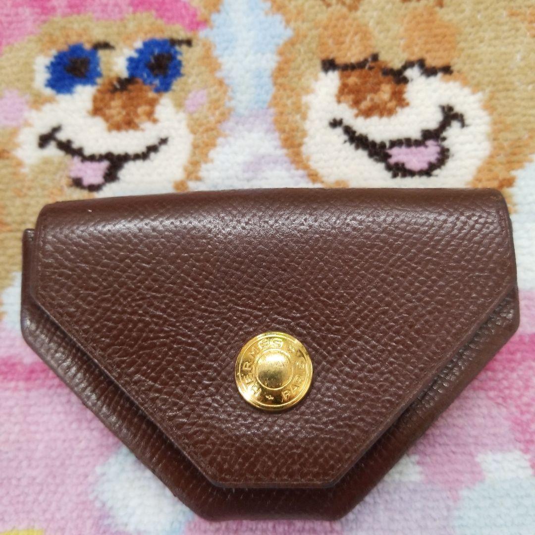 HERMES ブラウンレザー ケース