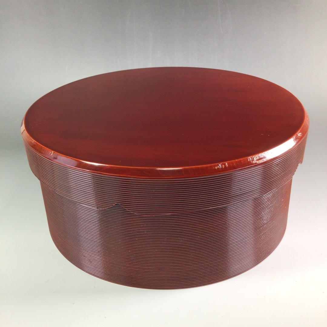 Ｒ３５６　千歳盆　『塗師　川瀬表完作』『花押』『銀杏蒔絵』　共箱　茶道具