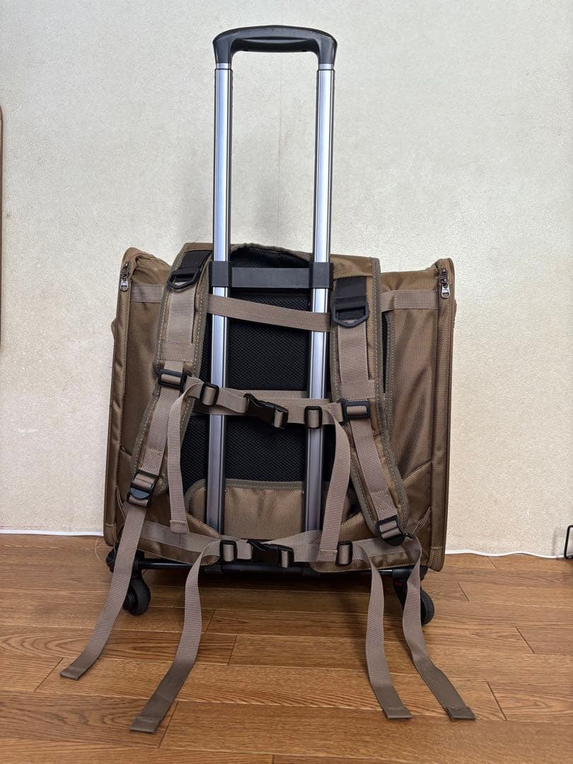 PET SOIEX ブラウンキャリーバッグ&カート