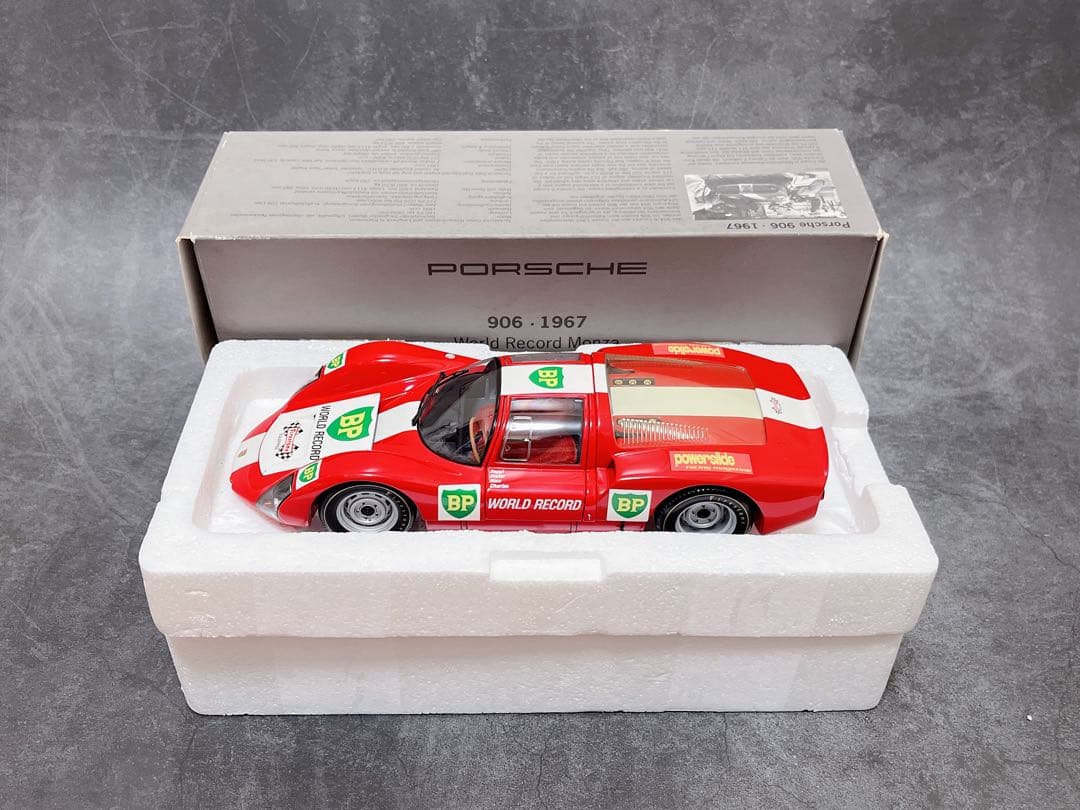 ミニチャンプス 1/18 ポルシェ 906 BP モンツァ 1967