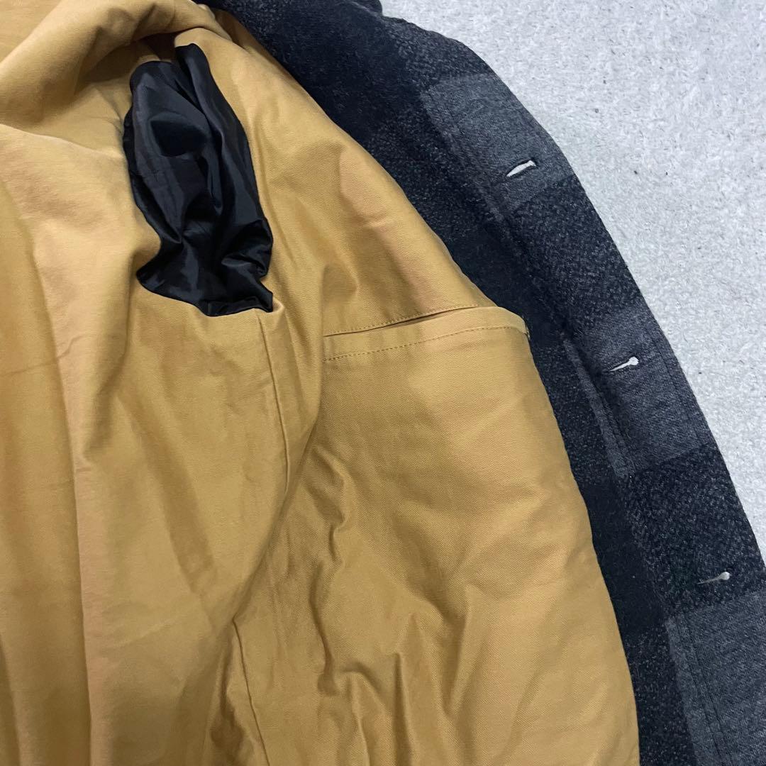 美品　ビームスプラス　フード付きハンティングジャケット　マッキーノジャケット　M