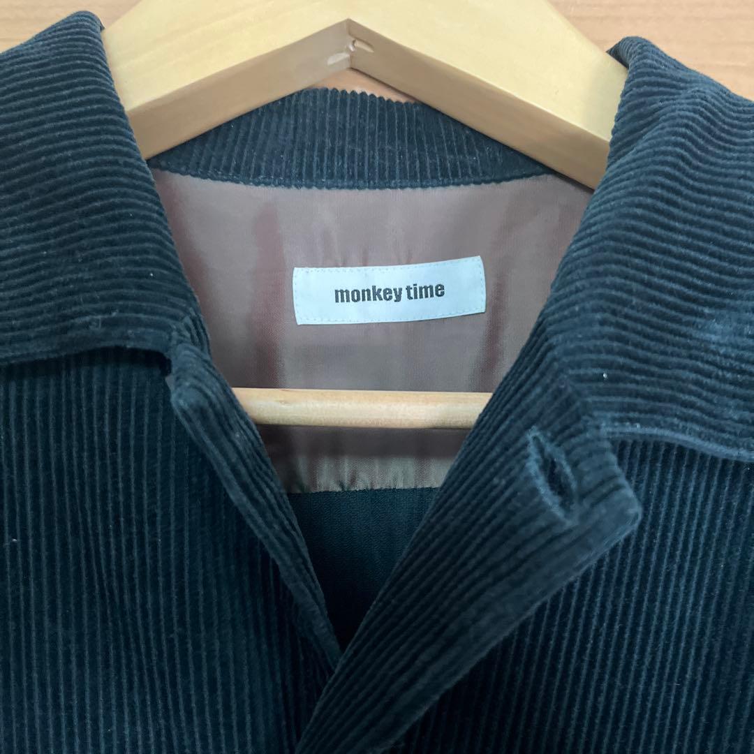 monkey time コーデュロイセットアップLサイズ グリーン