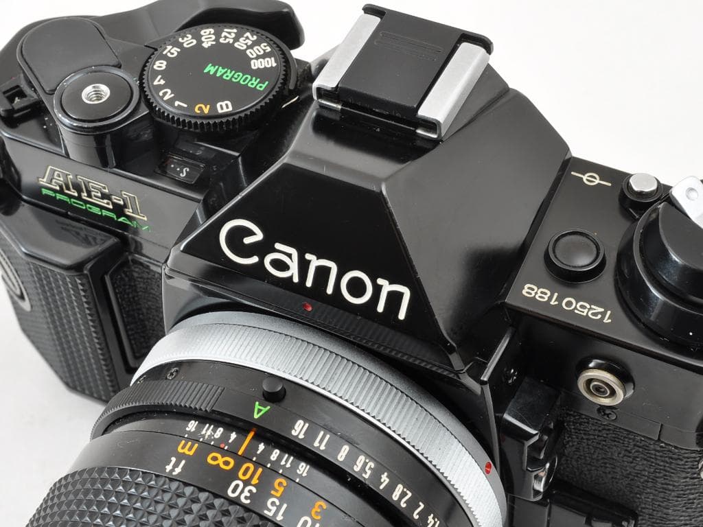 キヤノン AE-1 PROGRAM ブラック FD 50 f1.4 SSC 動確