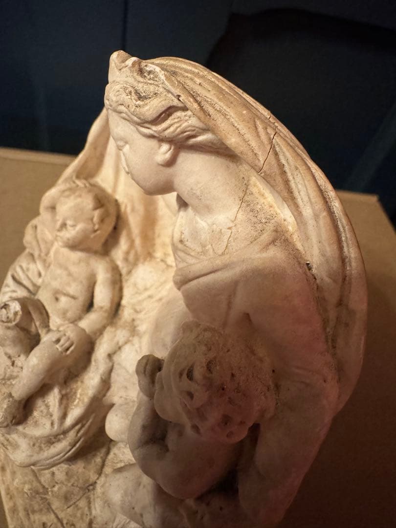 マリア　母子像　アンティーク