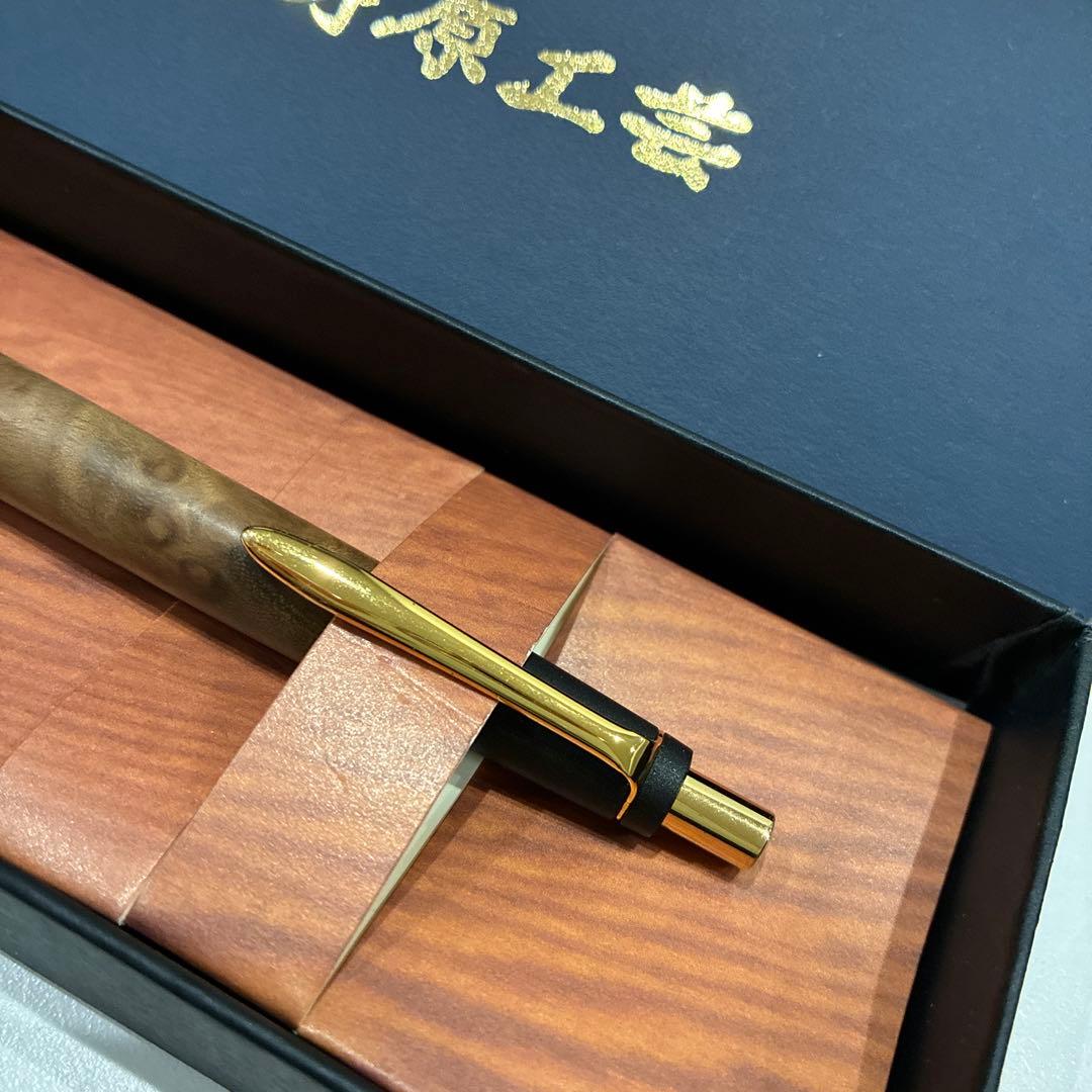 【期間限定値下】野原工芸 マーブルウッド　旧型　シャーペン