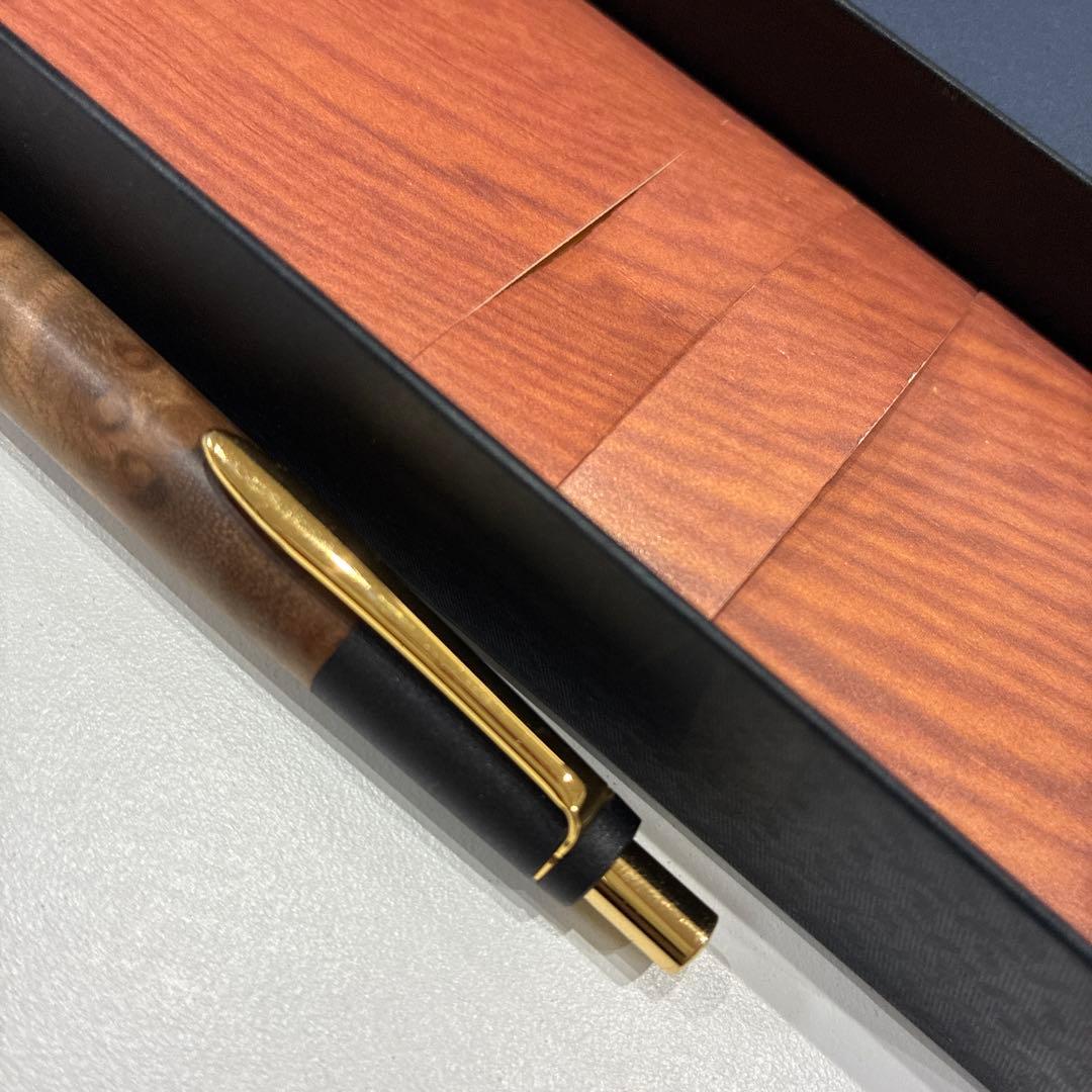 【期間限定値下】野原工芸 マーブルウッド　旧型　シャーペン