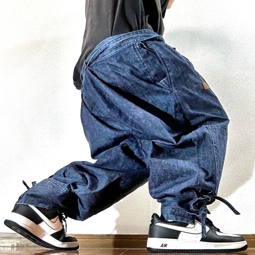 ジースターロウINAKAYAデニムパンツGパンダブルニールーズレアアメリカ古着