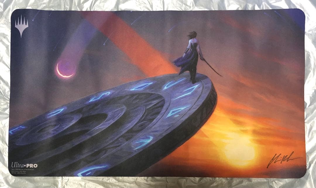 mtg プレイマット time walk サインド Chris Rahn サイン