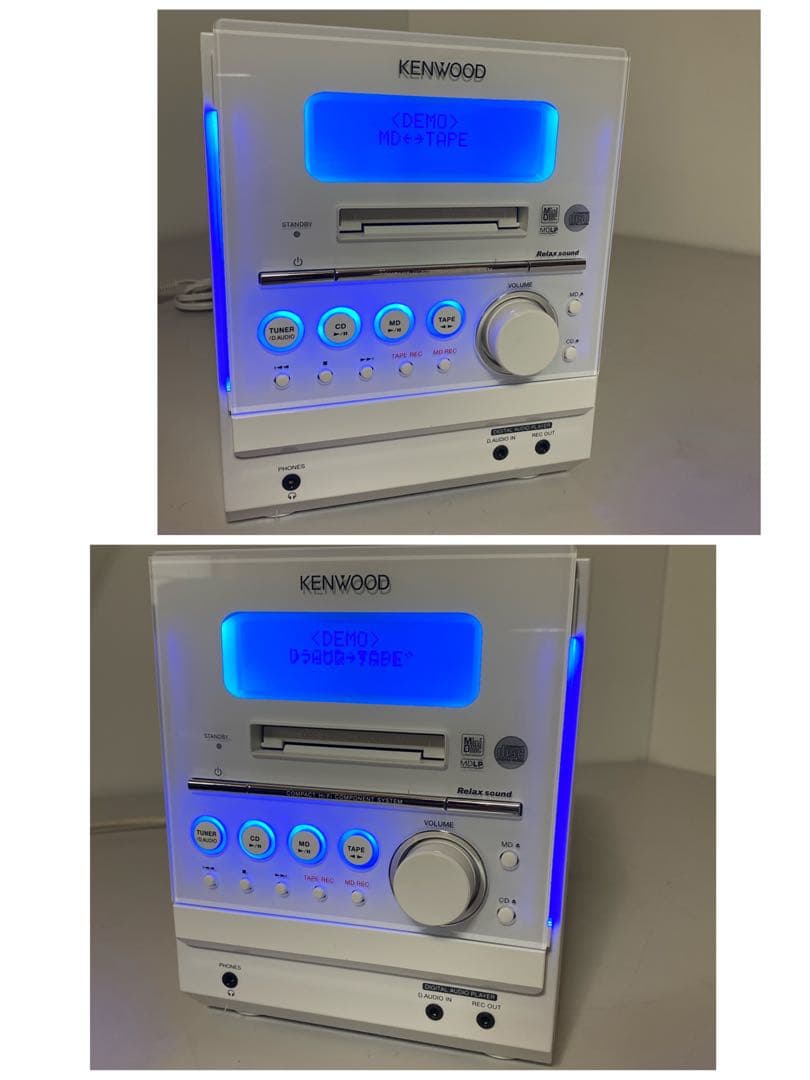 良品Kenwood LS-SZ3-W スピーカー　RXD-SZ3MDコンポセット