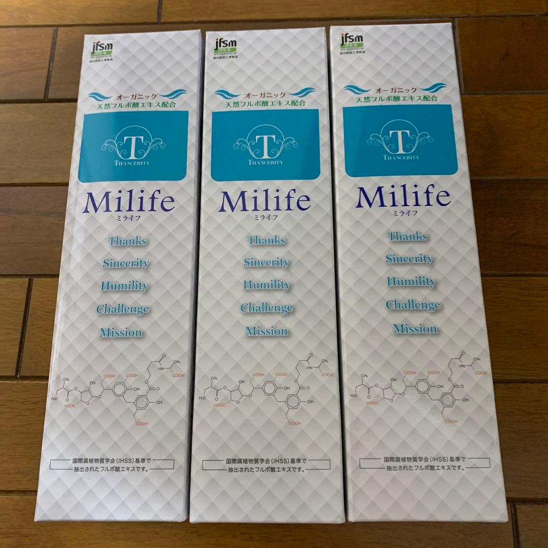 Milife(ミライフ)フルボ酸エキス含有飲料720ml３本
