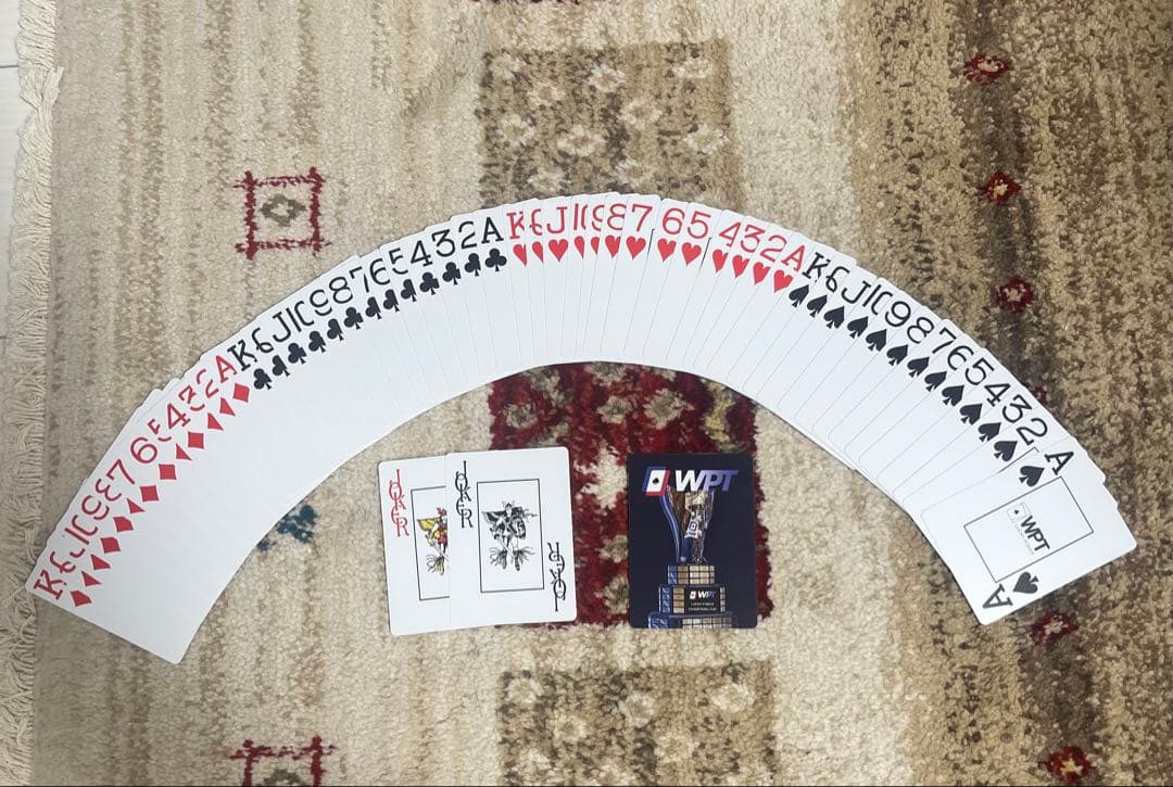 Ｔ＆M　ポーカー用プラスチックトランプ 防水（赤・青50セット)