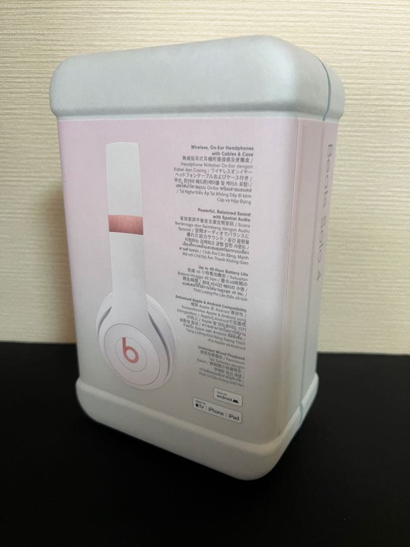 【新品未開封】　Beats Solo 4 ワイヤレスヘッドホン クラウドピンク