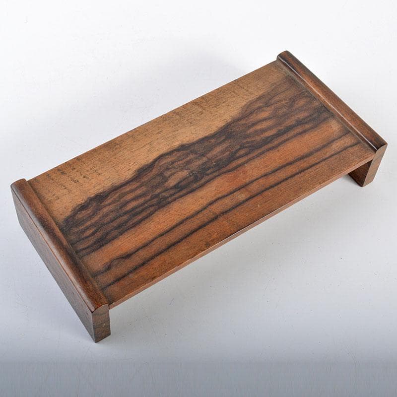 天然黒柿製　飾台　香炉台　V　R4469