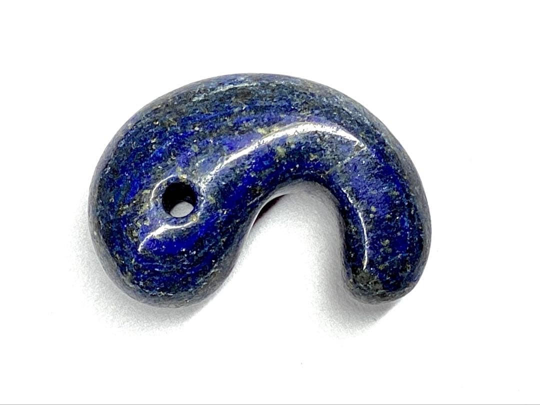 ✳限定1点‼️ 幸運招く　貴重ラピスラズリ勾玉　特大　鑑別書取得品