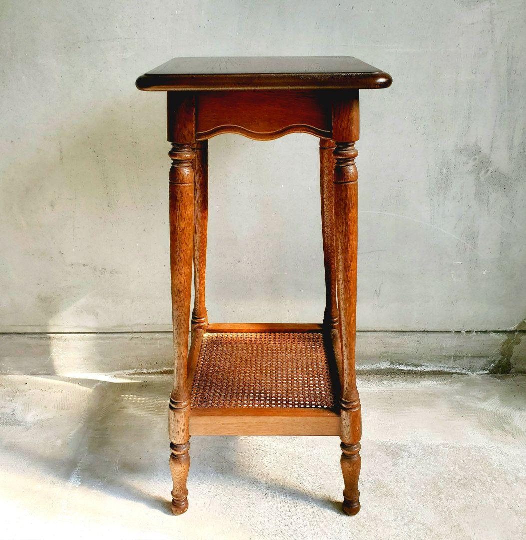 カリモク家具 karimoku　コロニアル　花台　飾り台　電話台　木製