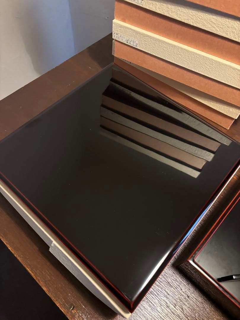 溜め塗り　松花堂弁当　6セット　美品　漆器