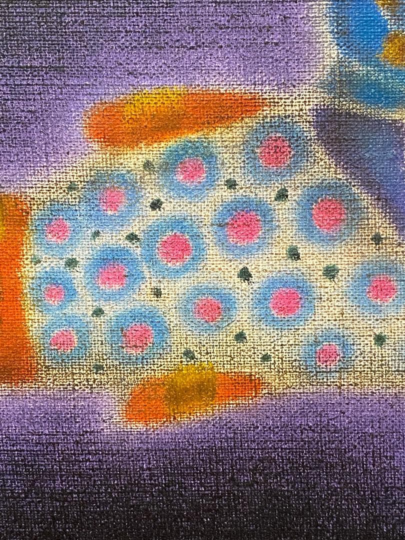 「真作」井上博幾「空を飛ぶ少年」人物画　油彩画　額装　サイン有り　F4号