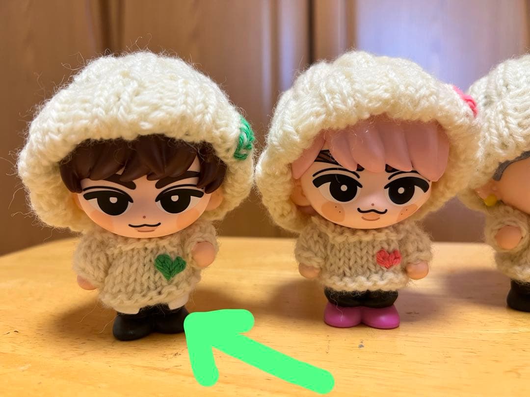 【しっぽ】 Manソフビ用ニットセット