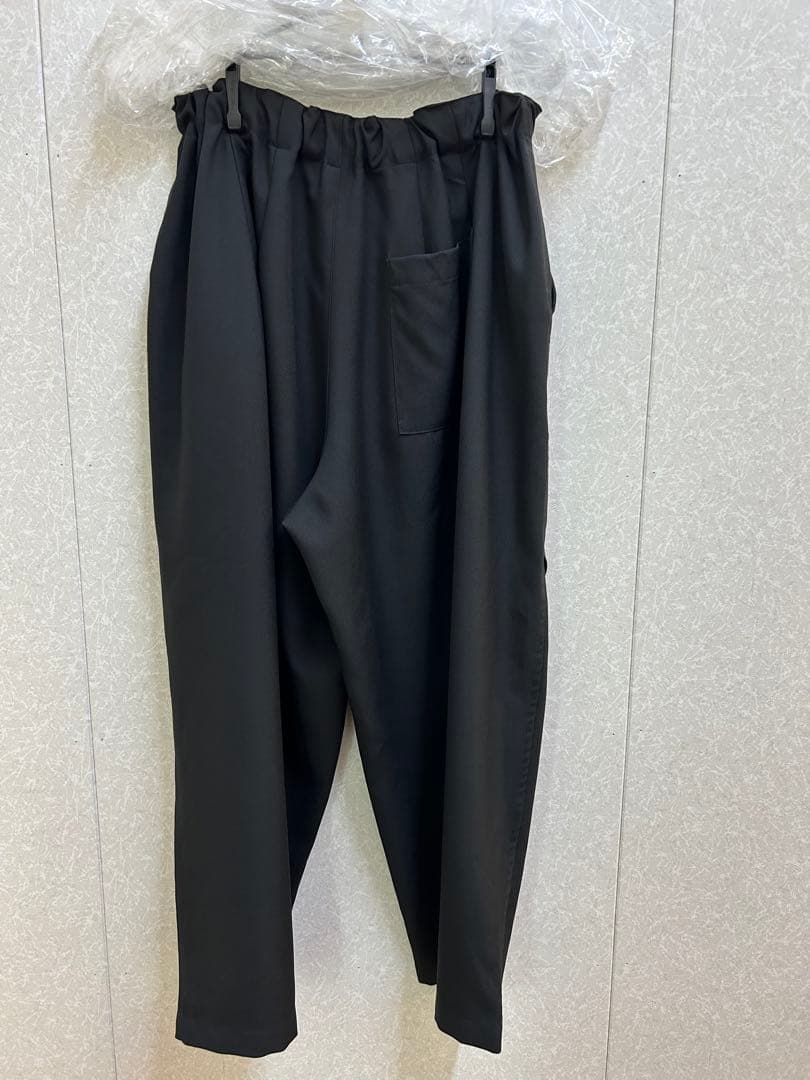 mizuiro ind ワイドカーゴパンツ イージーパンツ　ブラック