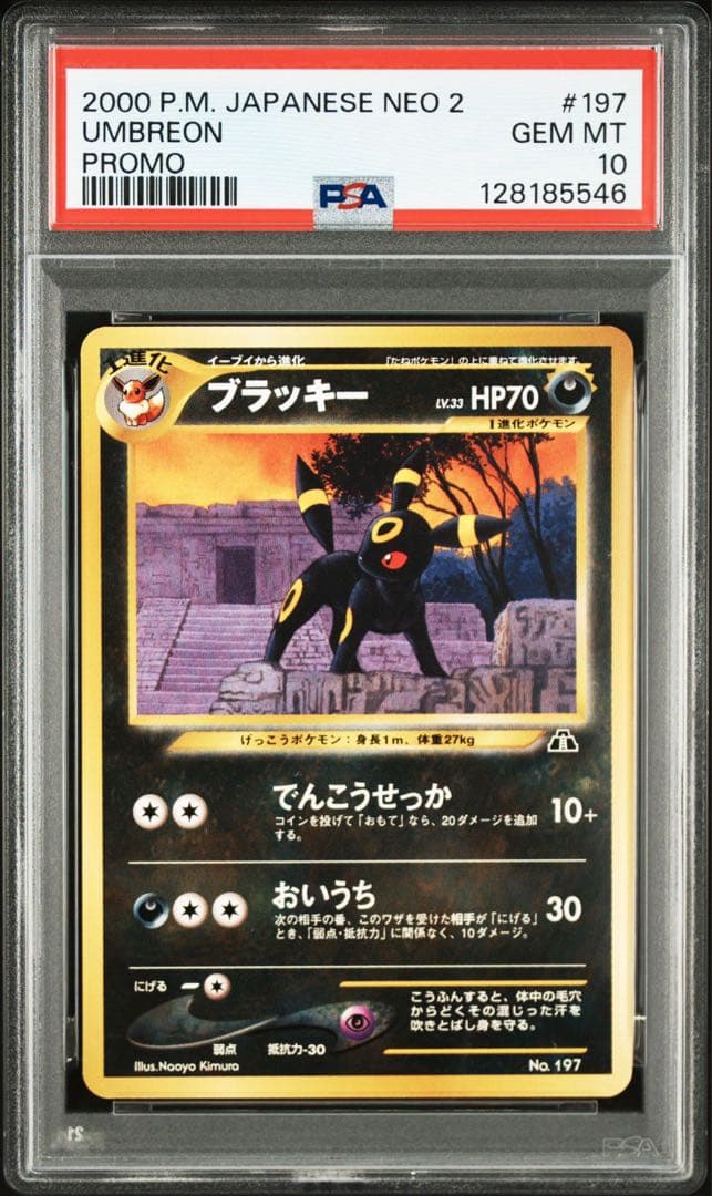 【PSA10】ブラッキー 旧裏 ポケモンカード