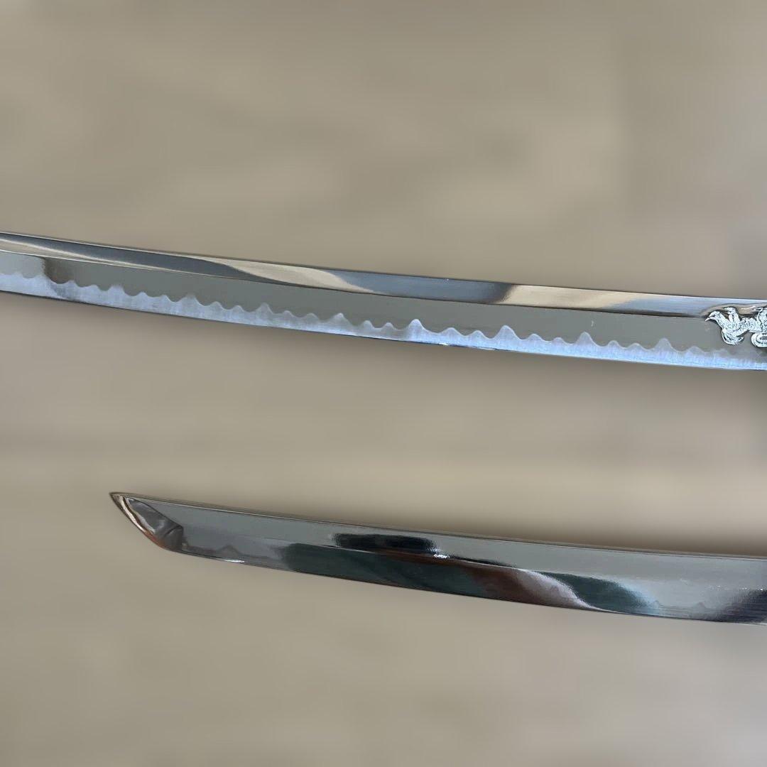 日本刀　模造刀　刀掛け　大小　太刀と脇差セット