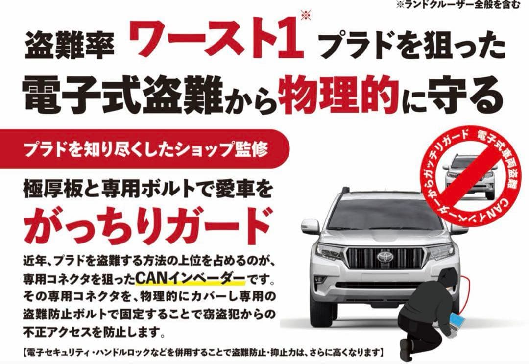 【即納】CAN GUARD（CANガード）ランドクルーザープラド150後期専用